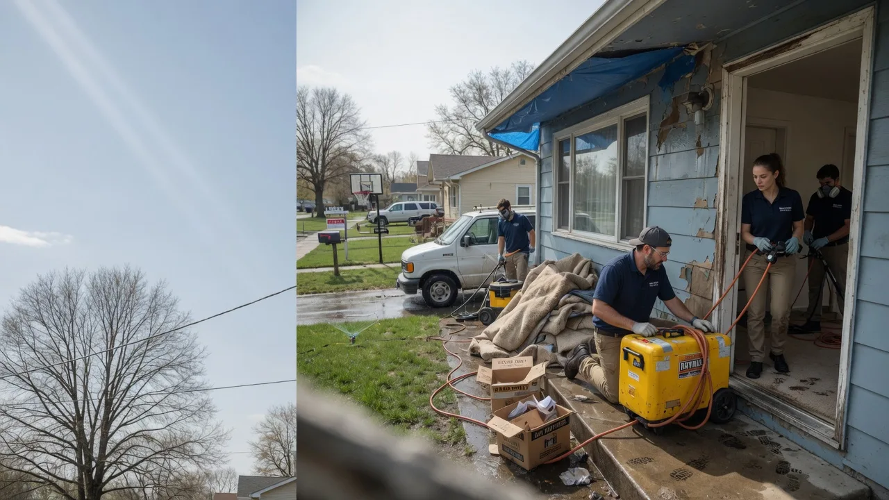 Basement Flood Cleanup in Simon, WV near me